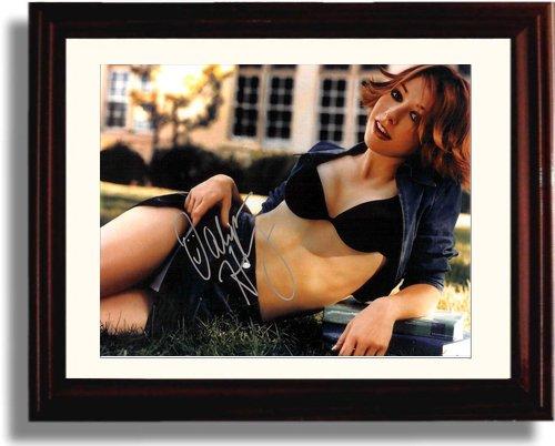 8x10 Framed Alyson Hannigan Autograph Promo Print - Landscape Framed Print - Movies FSP - Framed   