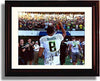 Framed 8x10 Oregon Ducks Marcus Mariota Saluting the Duck Nation Autograph Promo Photo Framed Print - College Football FSP - Framed   