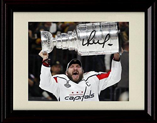 Framed Alex Ovechkin Autograph Promo Print - Washington Capitals - Stanley Cup Champions Framed Print - Hockey FSP - Framed   