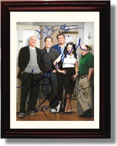 8x10 Framed Seinfeld Autograph Promo Print - Seinfeld Cast Framed Print - Television FSP - Framed   