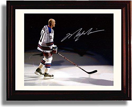 8x10 Framed Mark Messier Autograph Promo Print - New York Rangers Framed Print - Hockey FSP - Framed   