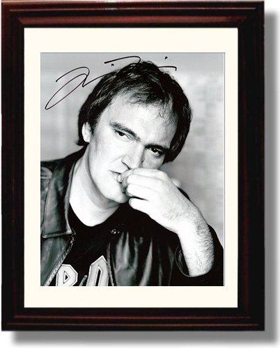 8x10 Framed Quentin Tarantino Autograph Promo Print Framed Print - Movies FSP - Framed   