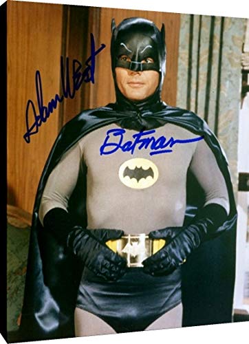 Floating Canvas Wall Art: Adam West Batman Autograph Replica Print Floating Canvas - Television FSP - Floating Canvas   