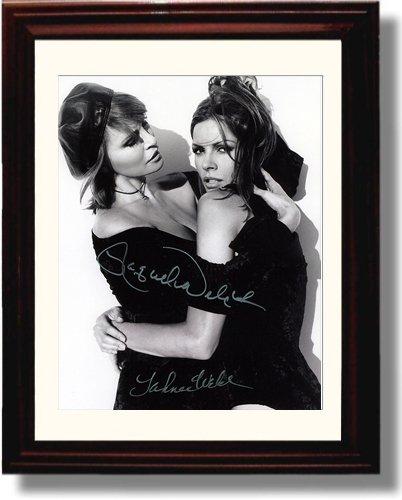 8x10 Framed Raquel Welch and Tahnee Welch Autograph Promo Print Framed Print - Movies FSP - Framed   