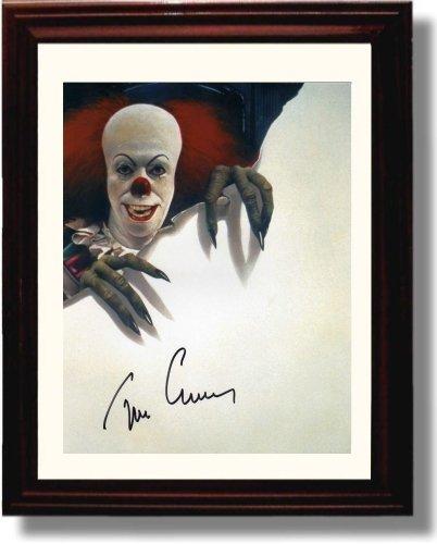 8x10 Framed Tim Curry Autograph Promo Print - It Framed Print - Movies FSP - Framed   