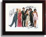 8x10 Framed High School Musical Autograph Promo Print - High School Musical Cast Framed Print - Television FSP - Framed   