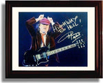 Framed Angus Young of ACDC Autograph Promo Print Framed Print - Music FSP - Framed   