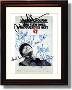 8x10 Framed One Flew Over Cuckoos Nest Autograph Promo Print - Cast Signed Framed Print - Movies FSP - Framed   