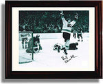 8x10 Framed Bobby Clarke "The Goal" 1975 Stanley Cup Autograph Promo Print - Philadelphia Flyers Framed Print - Hockey FSP - Framed   