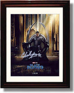 8x10 Framed Black Panther Autograph Promo Print - Chadwick Boseman Framed Print - Movies FSP - Framed   