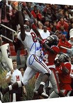 Floating Canvas Wall Art: Julio Jones - Alabama Football Autograph Print Floating Canvas - College Football FSP - Floating Canvas   