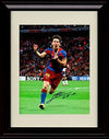 Framed Lionel Messi Autograph Promo Print - Great Ever? - Spanish Club Barcelona Framed Print - Soccer FSP - Framed   