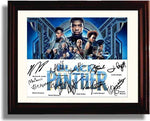 8x10 Framed Black Panther Autograph Promo Print - Cast Signed Framed Print - Movies FSP - Framed   