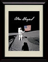 8x10 Framed Alan Shepard Autograph Promo Print - Apollo 14 - US Flag Framed Print - History FSP - Framed   