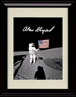 16x20 Framed Alan Shepard Autograph Promo Print - Apollo 14 - US Flag Gallery Print - History FSP - Gallery Framed   