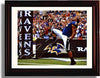 8x10 Framed Ray Lewis - Baltimore Ravens Celebration Autograph Print Framed Print - Pro Football FSP - Framed   