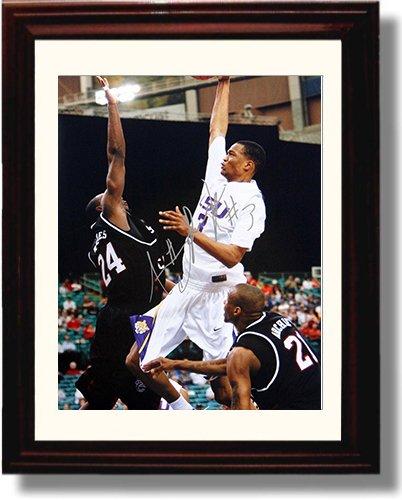 Framed 8x10 Anthony Randolph Autograph Promo Print - LSU Tigers Framed Print - College Basketball FSP - Framed   