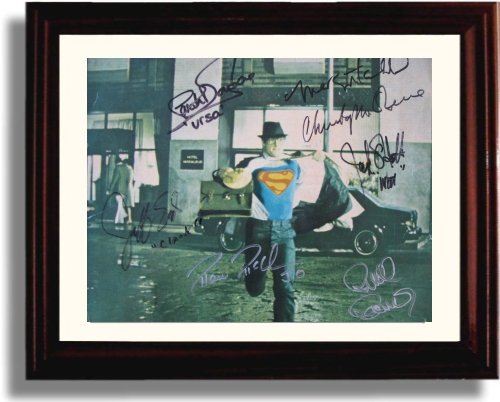 Framed Cast of Superman Autograph Promo Print - Superman Framed Print - Movies FSP - Framed   