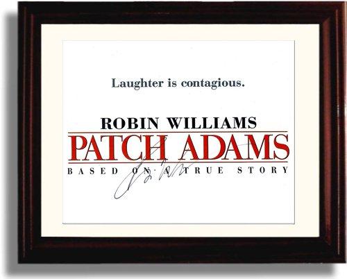 8x10 Framed Robin Williams Autograph Promo Print - Patch Adams Framed Print - Movies FSP - Framed   