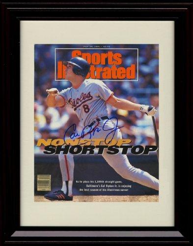 Gallery Framed Cal Ripken SI Autograph Replica Print - Nonstop Shortstop Gallery Print - Baseball FSP - Gallery Framed   