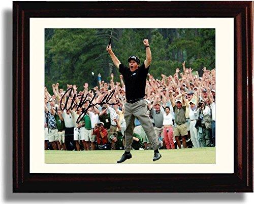 Framed Phil Mickelson "Celebration" Masters Champ Autograph Promo Print Framed Print - Golf FSP - Framed   