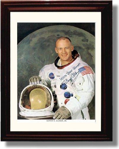 Framed Buzz Aldrin Autograph Promo Print Framed Print - History FSP - Framed   