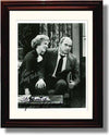 Framed Betty White and Ed Asner Autograph Promo Print - Mary Tyler Moore Show Framed Print - Television FSP - Framed   