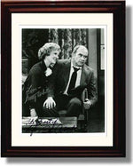 16x20 Framed Betty White and Ed Asner Autograph Promo Print - Mary Tyler Moore Show Gallery Print - Television FSP - Gallery Framed   