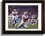 8x10 Framed Dak Prescott - Dallas Cowboys Autograph Promo Print - TD Run Framed Print - Pro Football FSP - Framed   