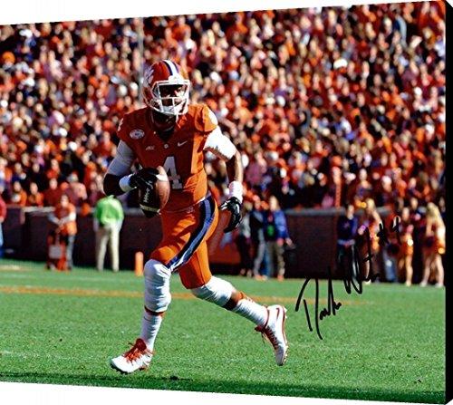 Photoboard Wall Art:   Deshawn Watson - Clemson Football - On The Run Autograph Print Photoboard - College Football FSP - Photoboard   