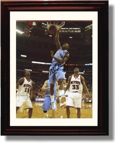 Framed 8x10 Marcus Ginyard Autograph Promo Print - North Carolina Tarheels Framed Print - College Basketball FSP - Framed   