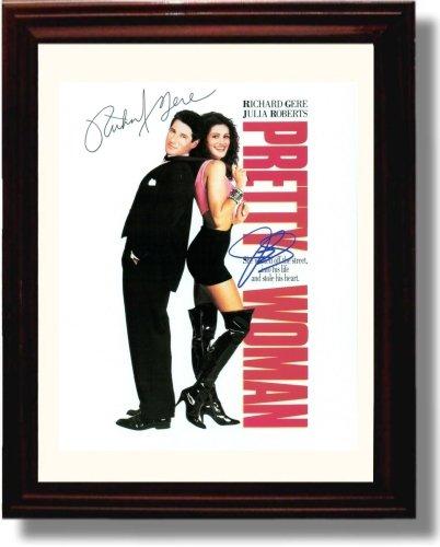 8x10 Framed Julia Roberts and Richard Gere Autograph Promo Print - Pretty Woman Framed Print - Movies FSP - Framed   