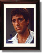 8x10 Framed Al Pacino Autograph Promo Print - Scarface Framed Print - Movies FSP - Framed   