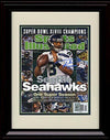 8x10 Framed Russell Wilson - Seattle Seahawks SI Autograph Promo Print - Champs! Framed Print - Pro Football FSP - Framed   