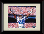 Unframed Michael Irvin - Dallas Cowboys Autograph Promo Print - HoF'er - Touchdown Catch Unframed Print - Pro Football FSP - Unframed   