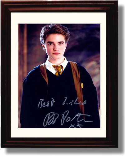 8x10 Framed Robert Pattinson Autograph Promo Print Framed Print - Movies FSP - Framed   