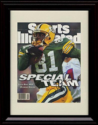 Framed Desmond Howard - Green Bay Packers SI Autograph Promo Print - 1996 Champs! Framed Print - Pro Football FSP - Framed   