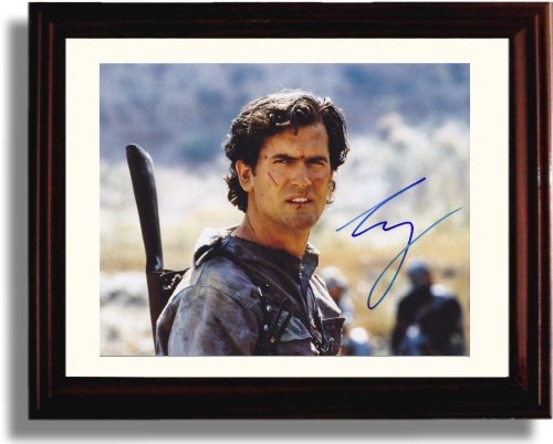 8x10 Framed Bruce Campbell Autograph Promo Print Framed Print - Movies FSP - Framed   