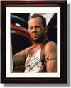 Framed Bruce Willis Autograph Promo Print - Die Hard Framed Print - Movies FSP - Framed   
