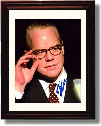8x10 Framed Philip Seymour Hoffman Autograph Promo Print Framed Print - Movies FSP - Framed   