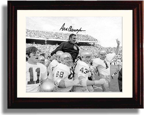 Unframed Notre Dame Ara Parseghian "Championship Celebration" Autograph Promo Print Unframed Print - College Football FSP - Unframed   