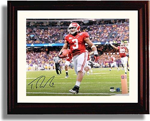 Alabama "Put One on the Board for Bama" Trent Richardson 2012 BCS Title Game Framed 8x10 Autograph Framed Print - College Football FSP - Framed   