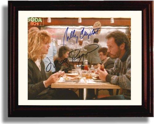 Framed Meg Ryan and Billy Crystal Autograph Promo Print - When Harry Met Sally Framed Print - Movies FSP - Framed   