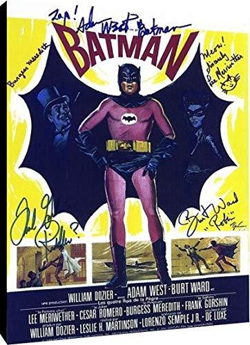 Photoboard Wall Art:  Batman TV Cast Autograph Print Photoboard - Movies FSP - Photoboard   
