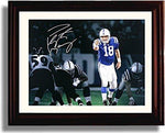 Unframed Peyton Manning - Colts B&W Autograph Promo Print Unframed Print - Pro Football FSP - Unframed   