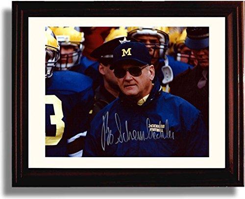 Unframed Coach Bo Schembechler "the Coach" Michigan Autograph Promo Print Unframed Print - College Football FSP - Unframed   