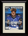 8x10 Framed Odell Beckham Jr. - New York Giants SI Autograph Promo Print Framed Print - Pro Football FSP - Framed   