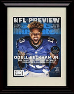 8x10 Framed Odell Beckham Jr. - New York Giants SI Autograph Promo Print Framed Print - Pro Football FSP - Framed   