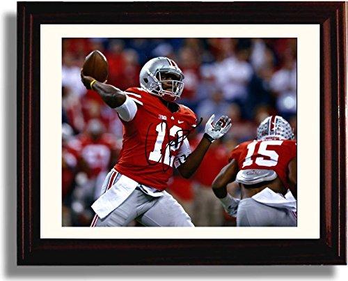 Framed 8x10 2015 Ohio State National Championship Autograph Promo Print - Quarterback Cardale Jones Framed Print - College Football FSP - Framed   