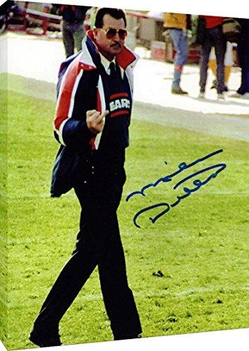 Canvas Wall Art:   Mike Ditka Autograph Print - Flipping the Bird Canvas - Pro Football FSP - Canvas   